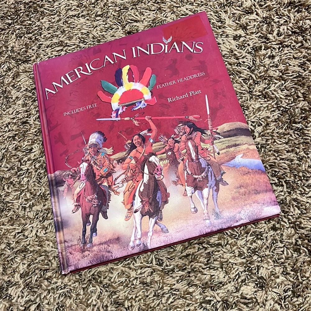 AMERICAN INDIANS RICHARD PLATT BOOK‎